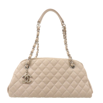 CHANEL Matelasse Mademoiselle Caviar Skin Chain Hand Bag A50556