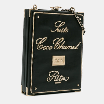 Lambskin Room Card Minaudiere Evening Bag