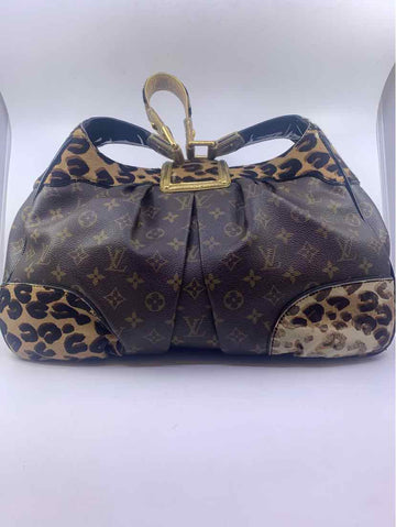 LOUIS VUITTON BROWN & BEIGE Handbag