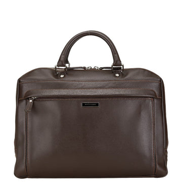 Burberry Nylon Leather Briefcase
