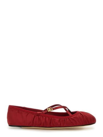 Dolce & Gabbana Women Satin Ballerina