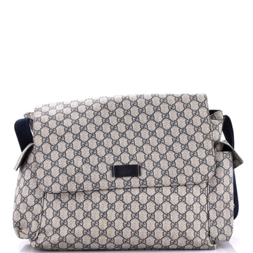 GUCCI Diaper Bag GG Coated Canvas