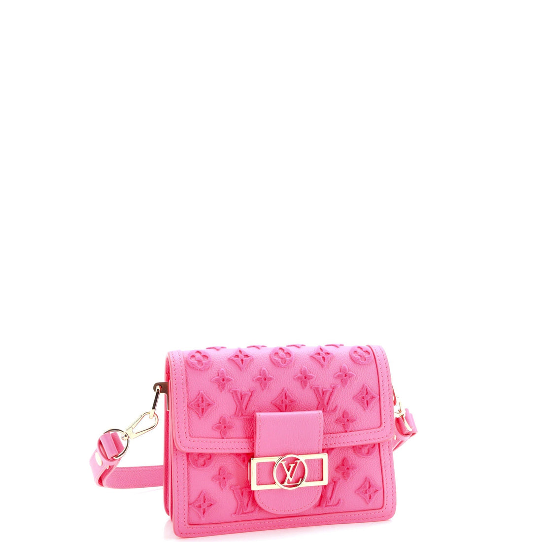 Dauphine Shoulder Bag Monogram Tuffetage Leather Mini