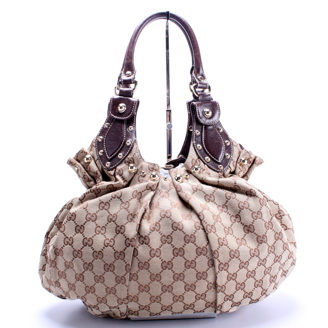 203624 GG Canvas Studded Pelam Medium