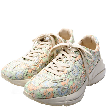 Gucci Rhyton Floral Sneakers Size
