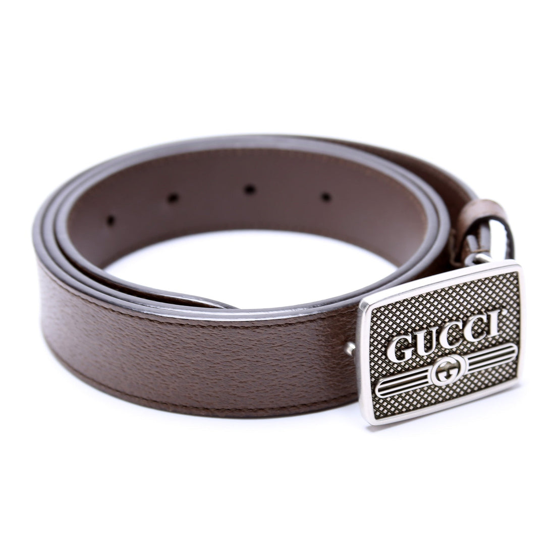 Gucci Logo Buckle Leather Belt Size /