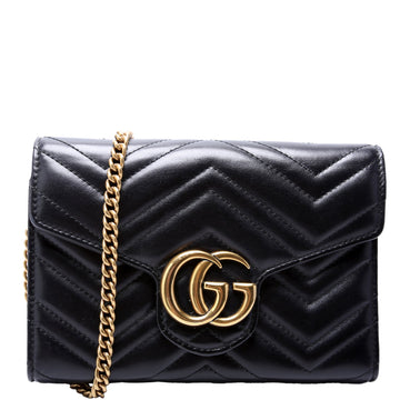 Gucci  Marmont Chain Wallet Black