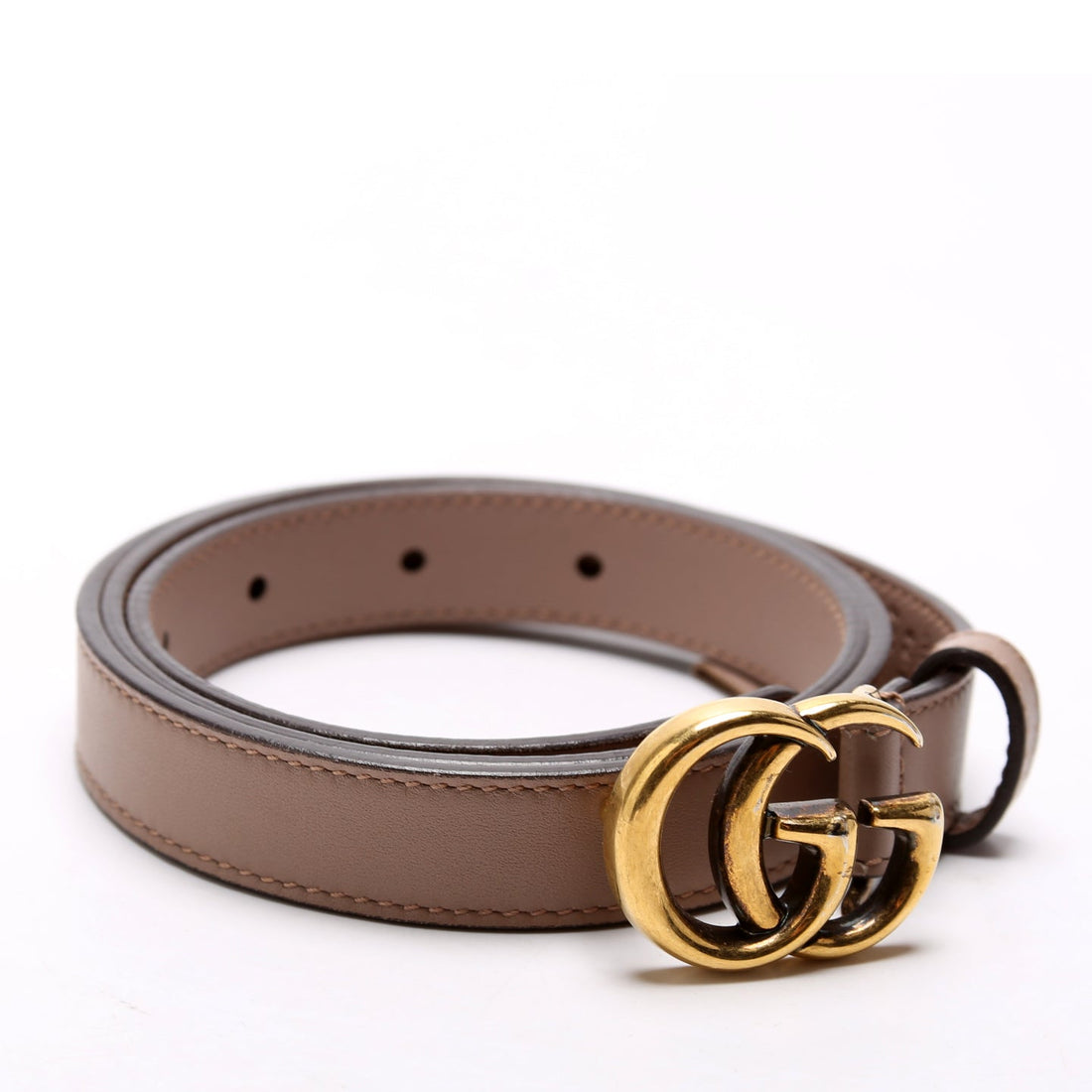 Gucci  CS Marmont Thin Belt Size / Brown