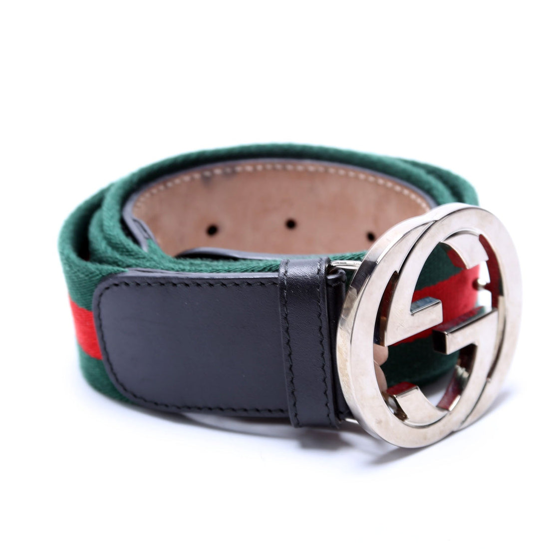 Gucci  CS Web Belt Size / Green/Red