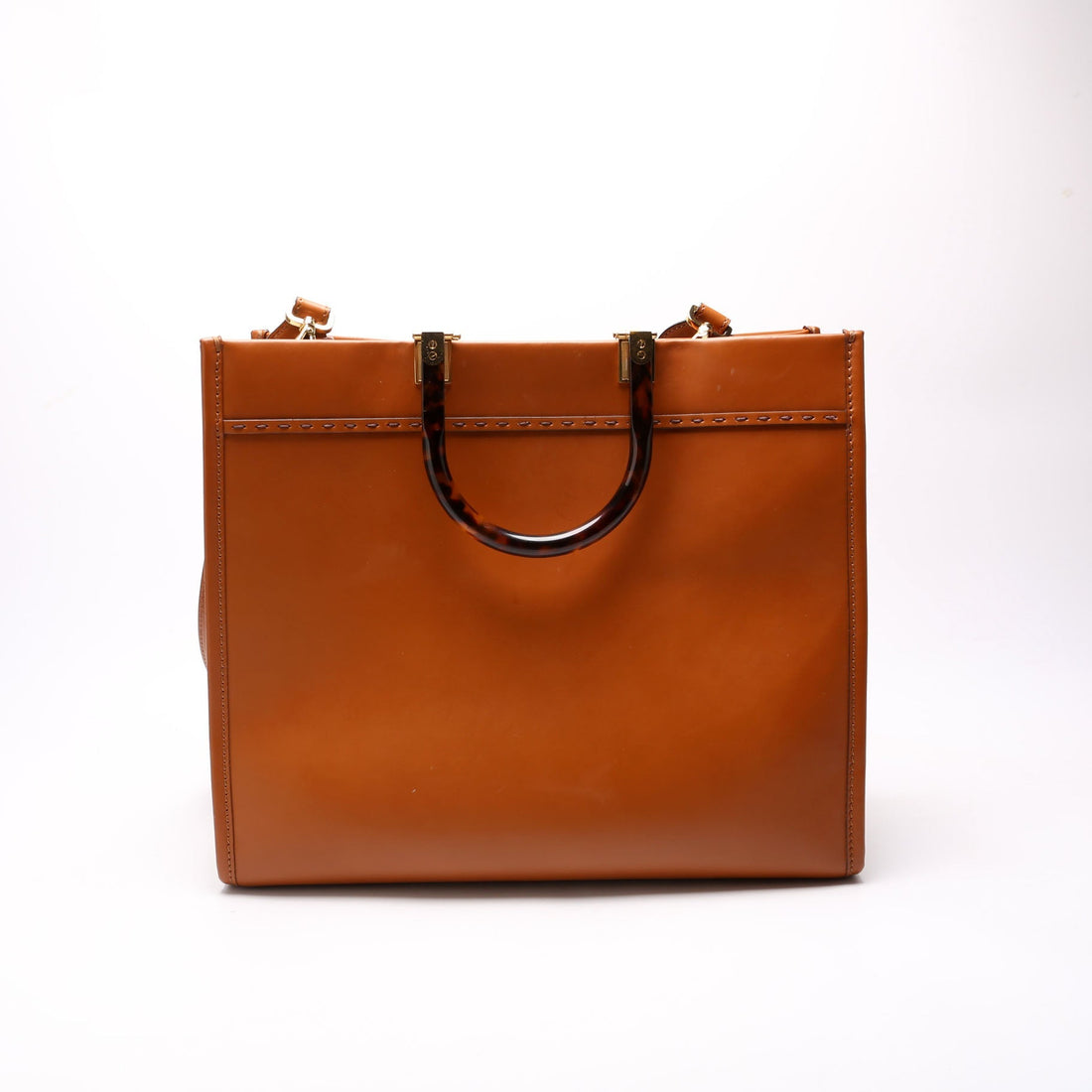 8BH386 Sunshine Shopper Medium Leather Brown