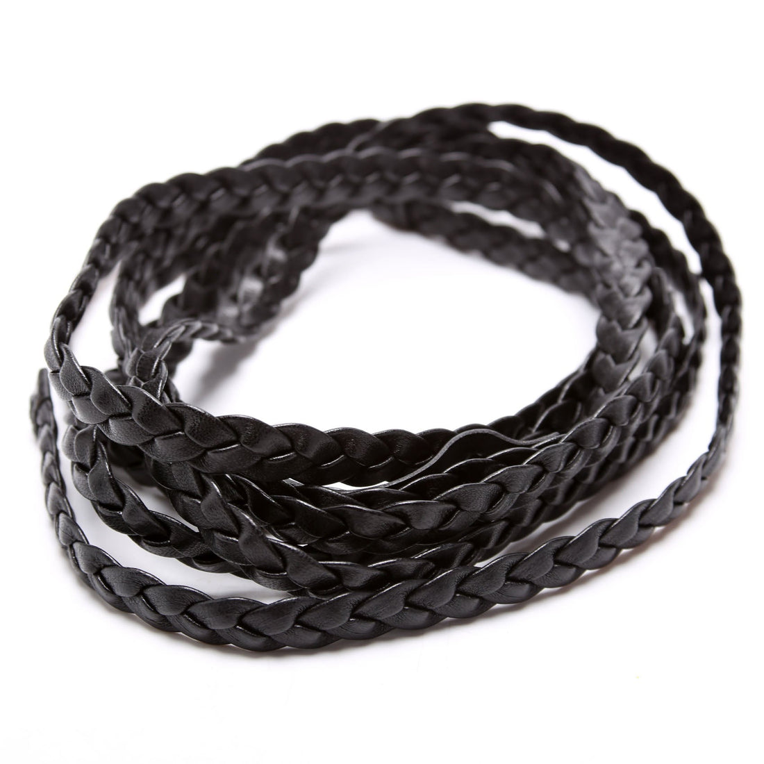 Gucci  Narrow Braided Leather Wrap Around