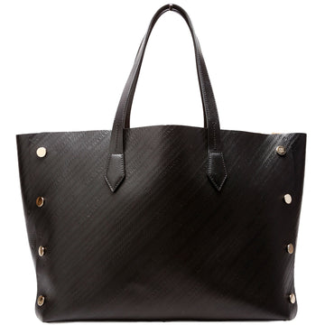 Chain Emb Bond Shopper Medium Calfskin Black