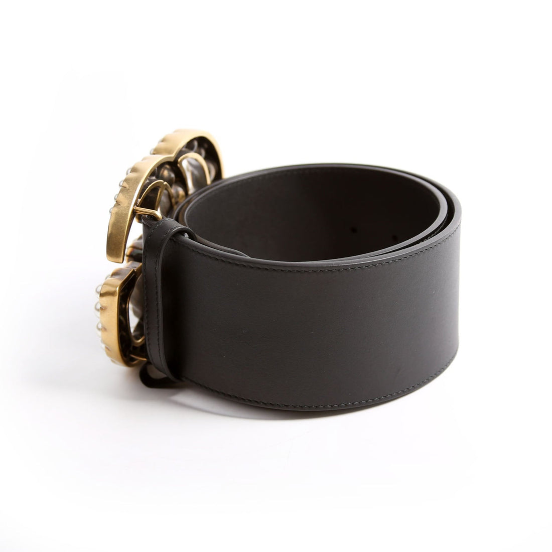 Gucci  Moon Pearl MM Belt Size / Black