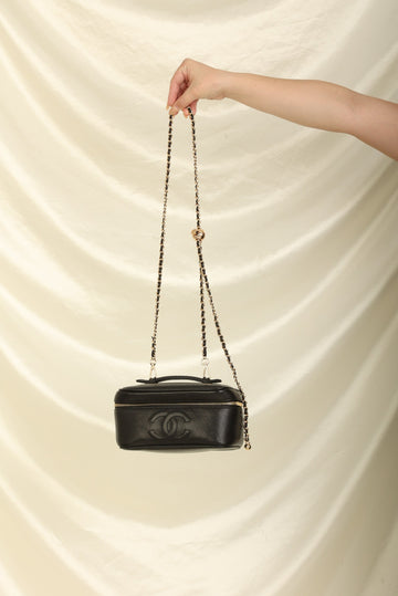 Chanel Caviar Mini Timeless Vanity