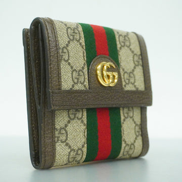 GUCCI  Ophidia Bi-fold Wallet Gold Metal Fittings 523173 Women's CS Supreme