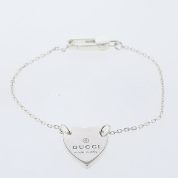 Gucci Bracelet Trademark Heart Pendant Silver 925 Ladies GUCCI
