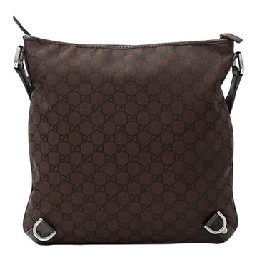 GUCCI Bag Women's Shoulder Abbey CS Nylon Brown 268642 Crossbody