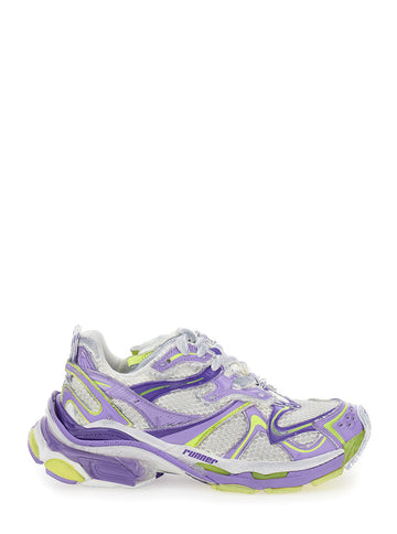 Balenciaga Women 'Runner 2.0' Multicolor Low Top Sneakers With Runner Logo In Mesh And Polyurethane Woman