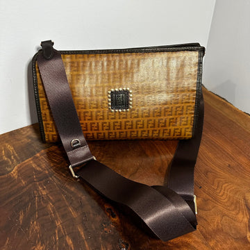 The Swan Crossbody -CS Fendi in Brown