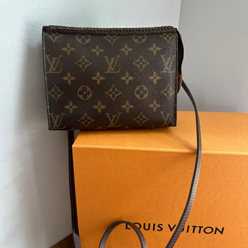 The Cygnet Crossbody -CS Monogram in Chocolate