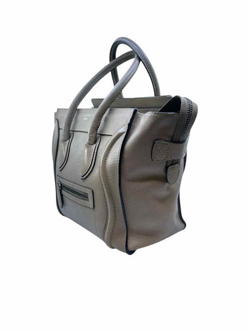 CELINE Beige Leather Handbag