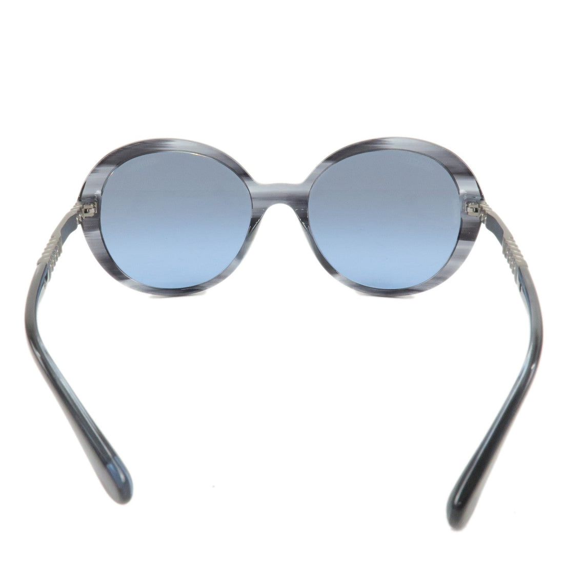 CHANEL Plastic Metal Chain Motif Sunglasses 56??20 140 Black 5353-A Used