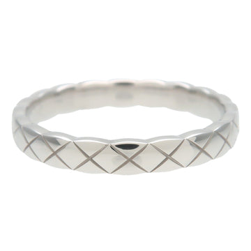 CHANEL COCO Crush Ring Mini K18WG 750WG #58 US8-8.5 J1179358 Used