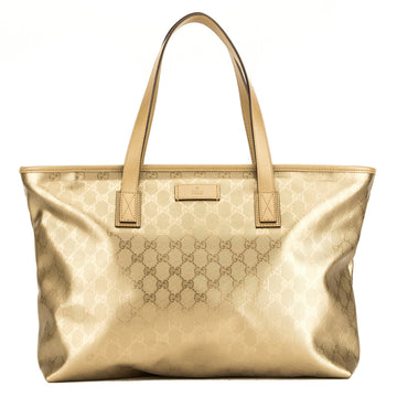 G*G Gold CS Coated Monogram Tote (4103007)