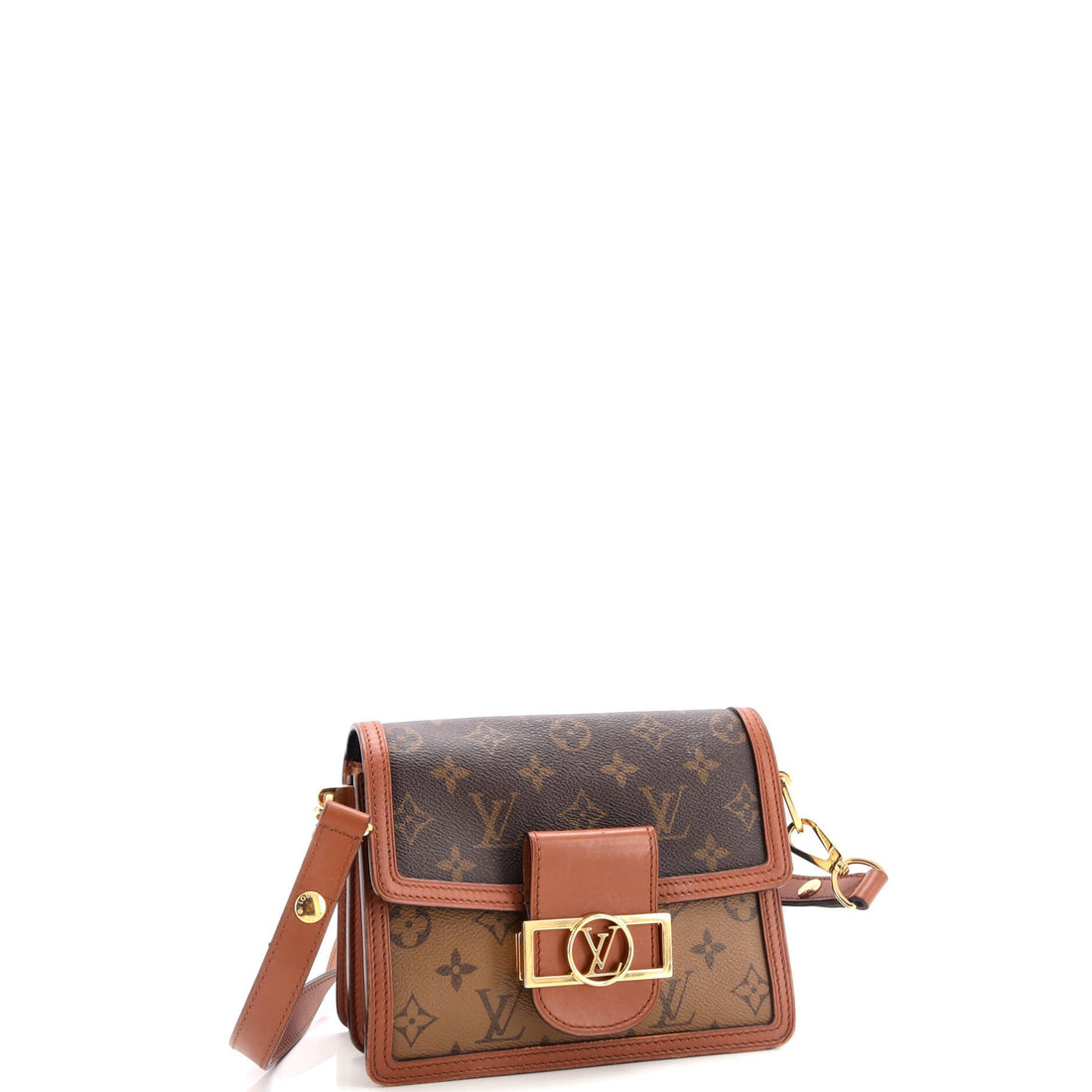 Dauphine Shoulder Bag Reverse Monogram Canvas Mini