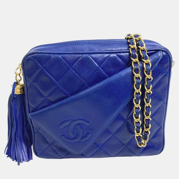 blue CC Mark CC shawl Shoulder Bag