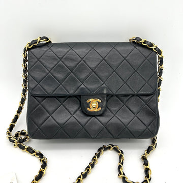 Chanel Classic Mini Square Flap Bag - Black Shoulder Bags, Handbags ch63346cc