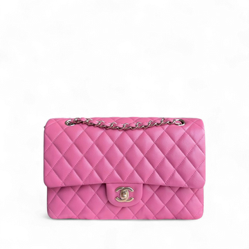 Chanel Classic Flap Medium - Caviar 25CM Quilted Grained Calfskin Pink Gold Hardware Series 28