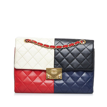 Chanel Cruises Cocomark Interlocg Chain houlder Bag 401368 Multicolor Gold Leather  CHANEL