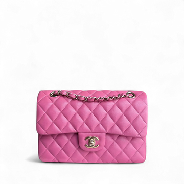 Chanel Classic Flap Small - Caviar 23CM Quilted Grained Calfskin Pink Gold Hardware Series 28