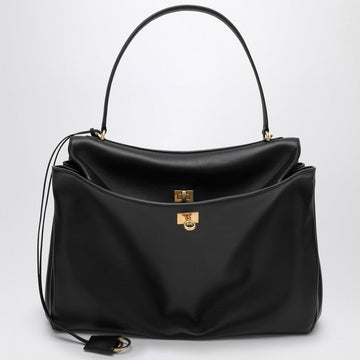 Balenciaga Smooth Black Calfskin Large Rodeo Bag Women