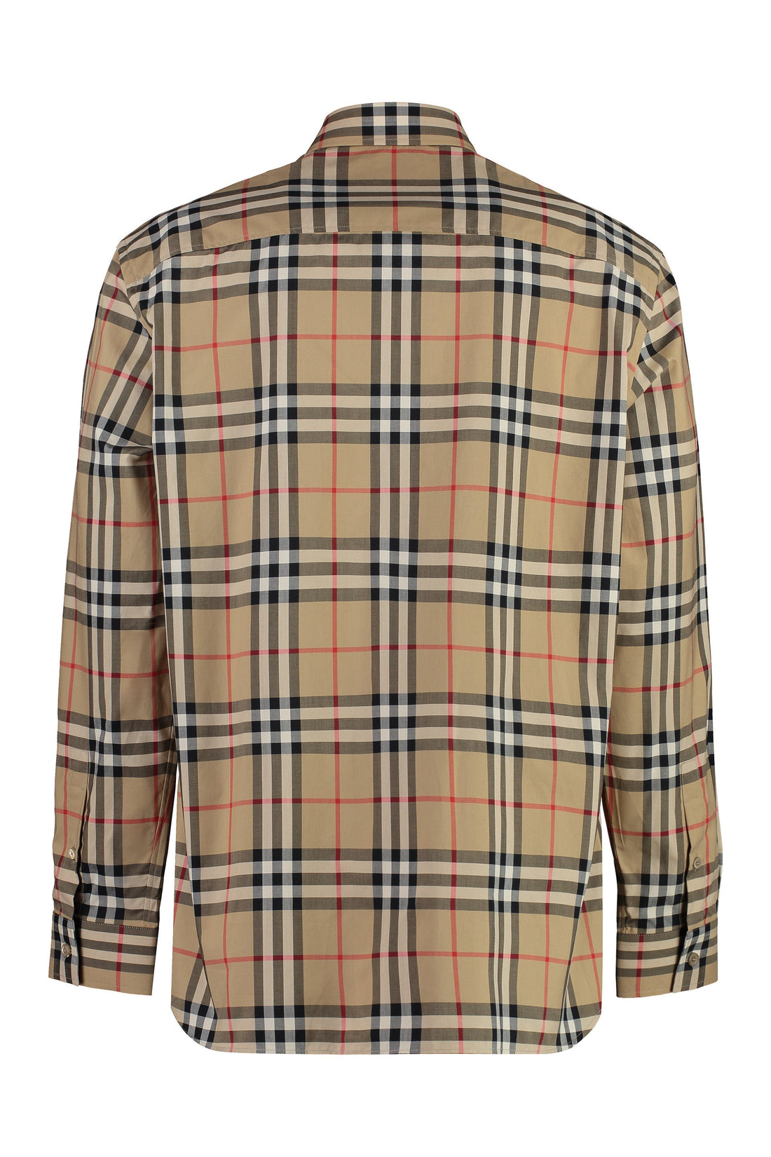 BURBERRY Classic Check Print Cotton Shirt - Men's - 2025 Edition