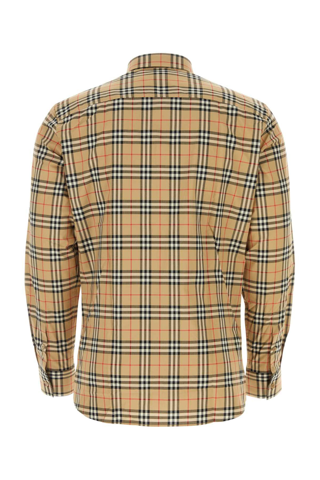 BURBERRY Embroidered Poplin Shirt - FW25 Collection for Men