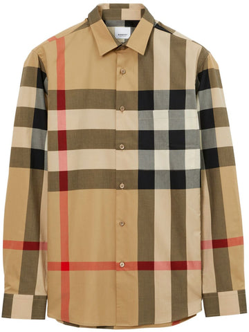 BURBERRY Classic Check Cotton Shirt for Men