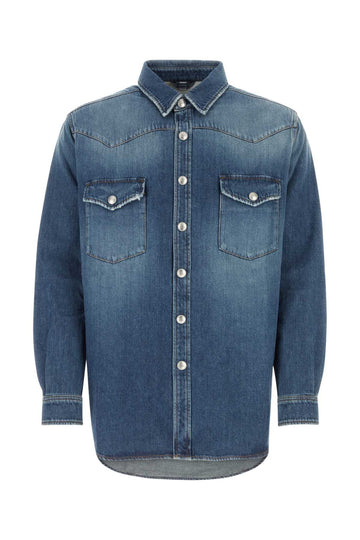 BURBERRY Classic Denim Shirt for Men - FW23 Collection