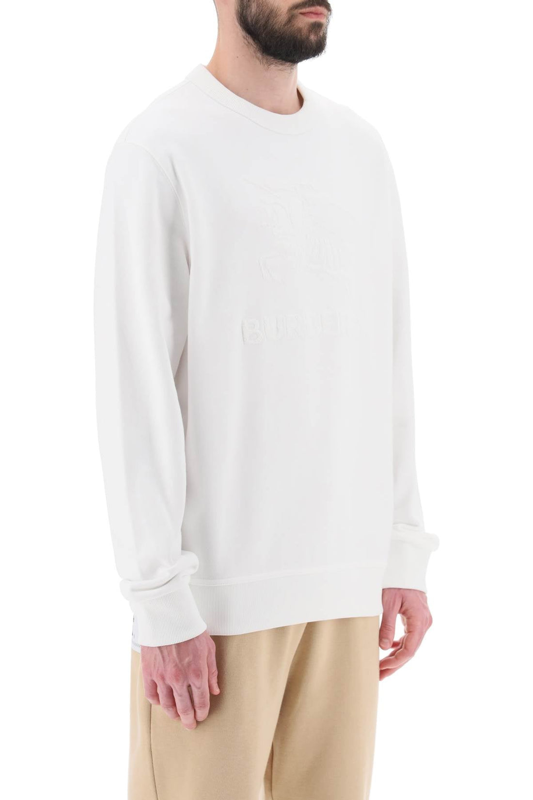 BURBERRY Classic Cotton Sweatshirt for Men - Fall/Winter 2023