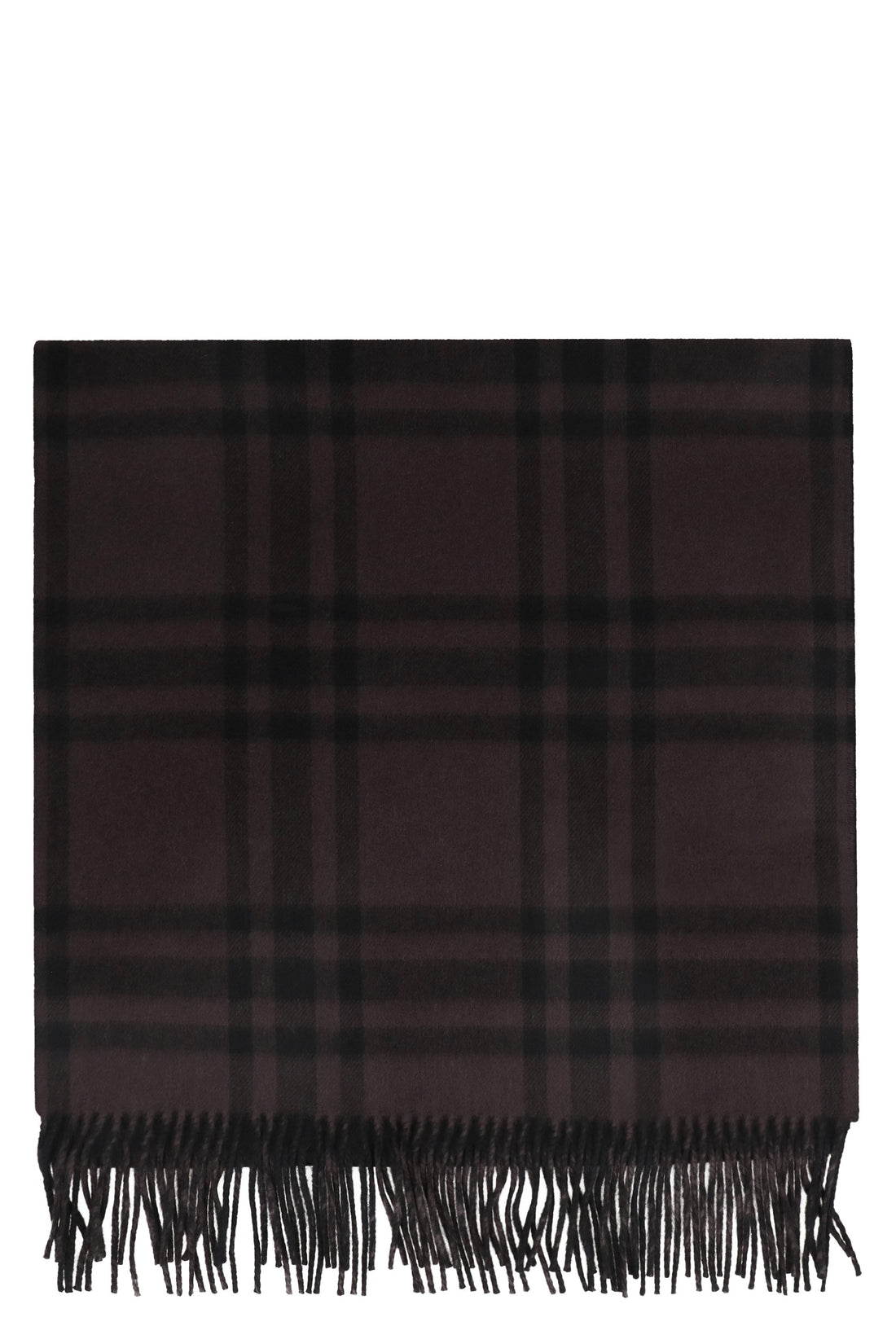 BURBERRY Elegant Checkered Cashmere Scarf - 210X50 CM