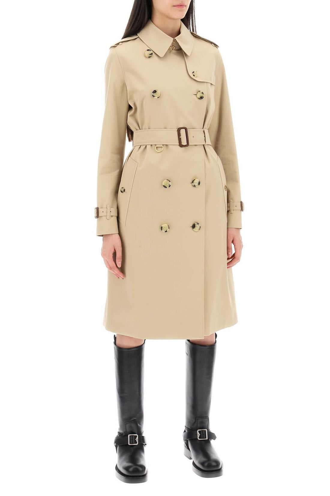 BURBERRY Elegant Cotton Coat for Women - FW25 Collection