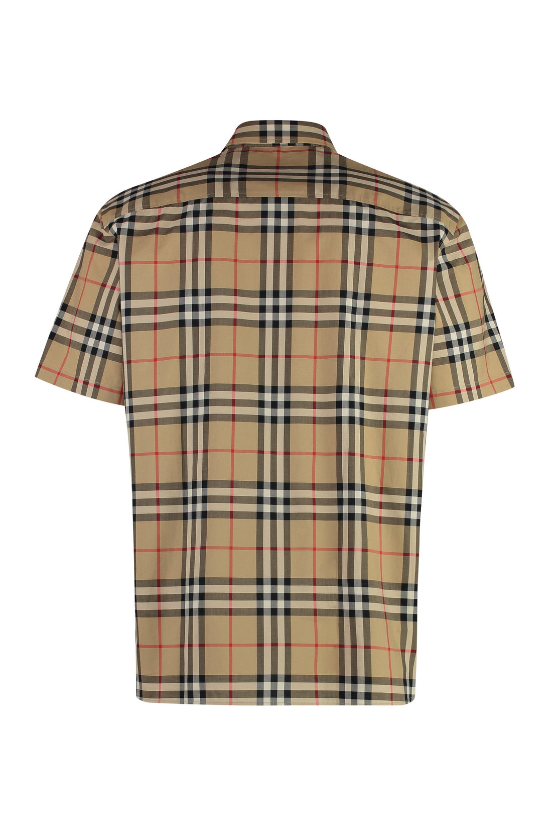 BURBERRY Checkered Design Cotton Shirt for Men