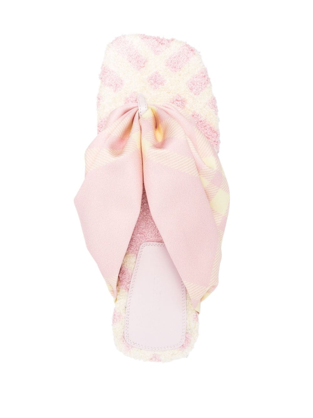 BURBERRY Check Thong Sandals for Women