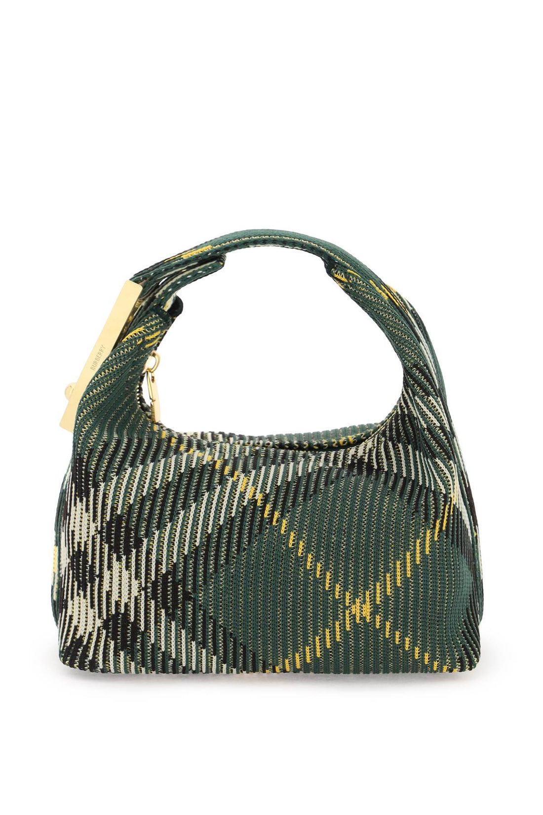 BURBERRY Mini Embroidered Nylon Bag