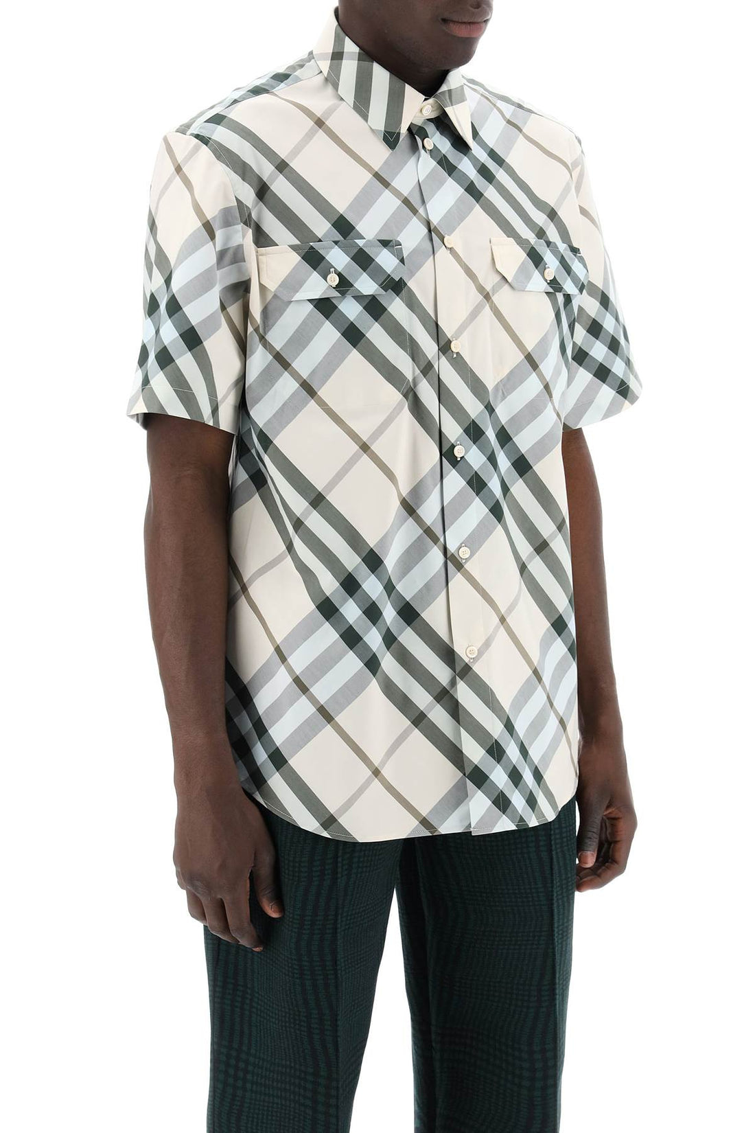 BURBERRY Classic Cotton Long Sleeve Shirt for Men