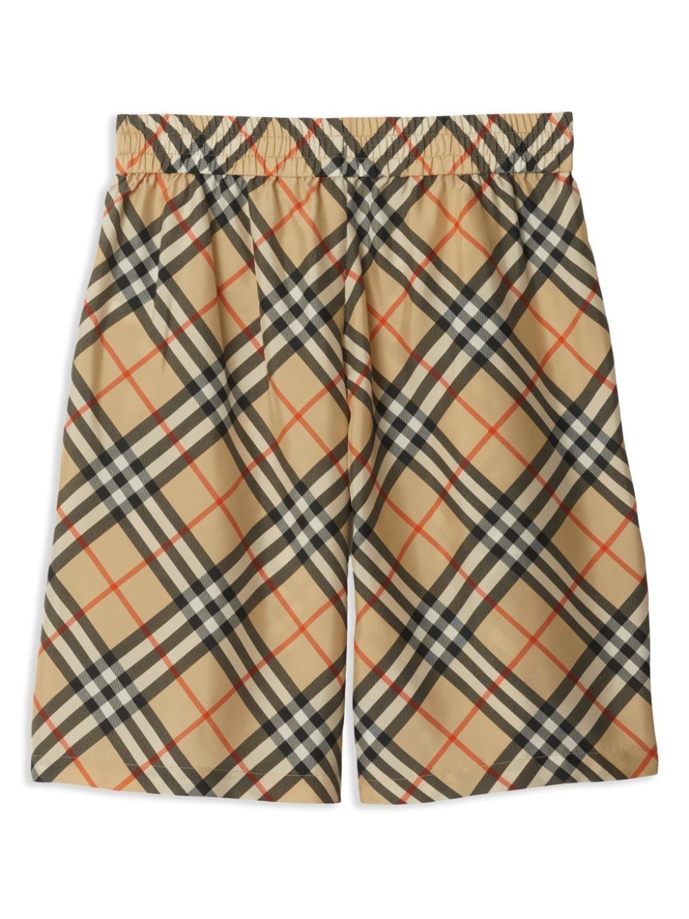BURBERRY Check Motif Bermuda Shorts