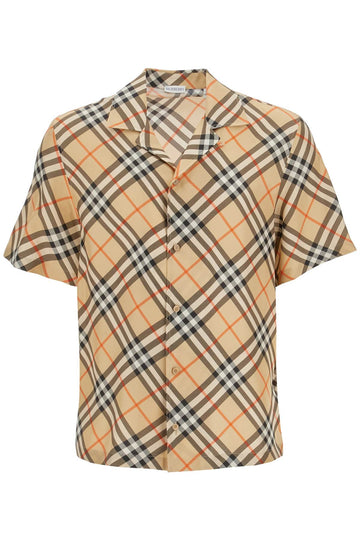 BURBERRY Checked Silk Shirt for Men