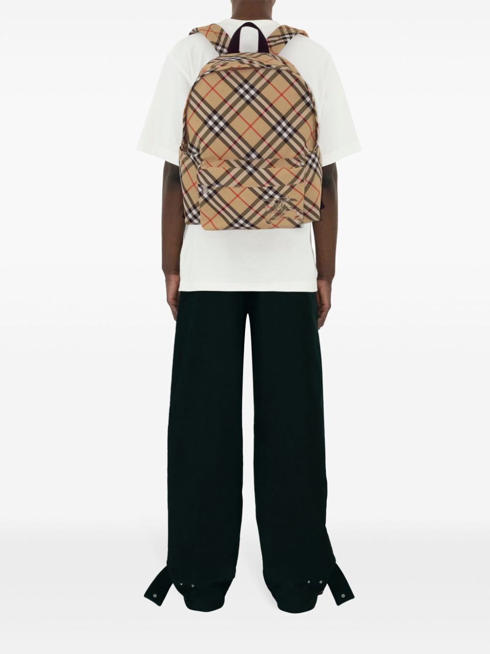 BURBERRY Check Mini Backpack for Men