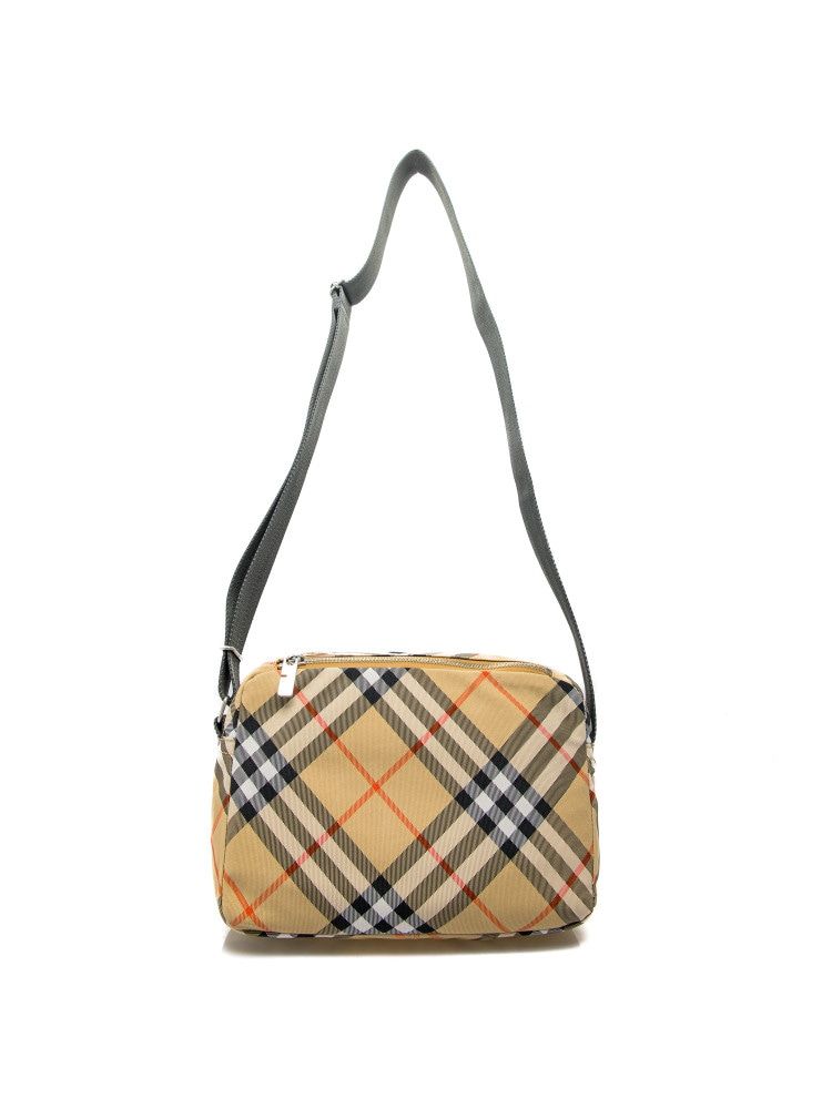 BURBERRY Check Motif Crossbody Handbag - 25cm